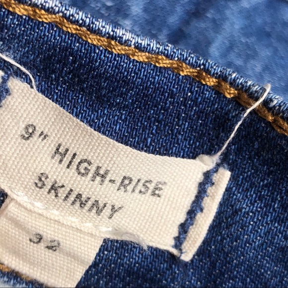 Madewell 9” High Rise Skinny Denim Jeans - Picture 15 of 16